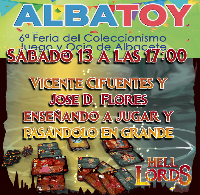 Pocket_Invaders's tweet photo. En @albatoyferia estaremos este finde enseñando y jugando al magnífico #HellLords.  Si te pilla cerca NO TE LO PIERDAS!!! https://t.co/pFDjQrwgEd