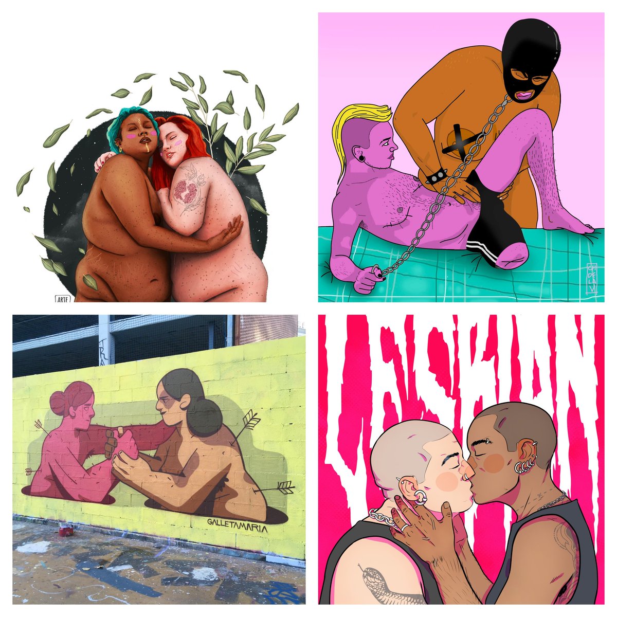 paroledequeer's tweet photo. Hoy os presentamos a 4 ilustradores que nos encantan como son: @ArteMapacheArt, @Charliedelav ,Galleta María y Paula Dacal. ¡Pasen y vean!

Artículo aquí👉🏽👉🏽👉🏽 https://t.co/SxKDXLqfsm

#artequeer #comicqueer #transfeminismos #queer #paroledequeer https://t.co/POnGI26zbG