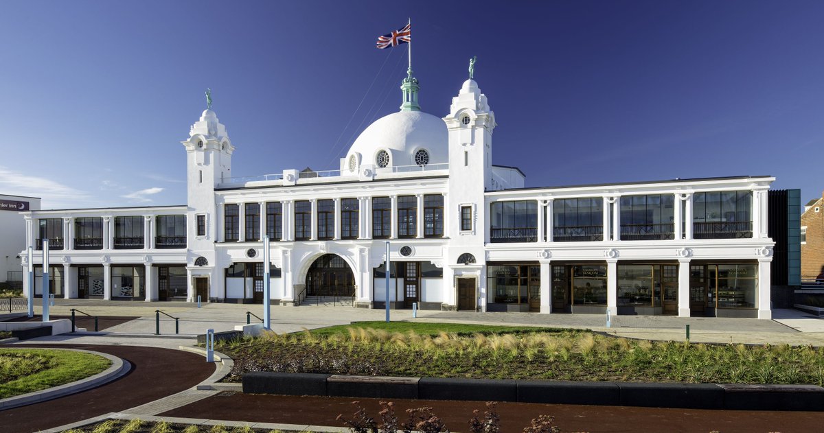 StoLtd's tweet photo. A project from our archives that we're really proud to have been involved with. The landmark Spanish City building in Whitley Bay was refurbished using our #StoTherm Classic K #insulation, #Stolit MP #render and #StoColor Dryonic paint. https://t.co/Ykqysu03CY https://t.co/QzgbkN5jiI