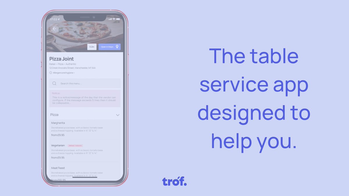 FindATrof's tweet image. Add and change your menu whenever you please! Out of stock? No worries we’ve got your back. Simply tap out of stock to stop customers from being able to add the product to their order. 🌭
#trof #findatrof #app #hospitality #hospitality #orderandpay #orderingapp #customerservice