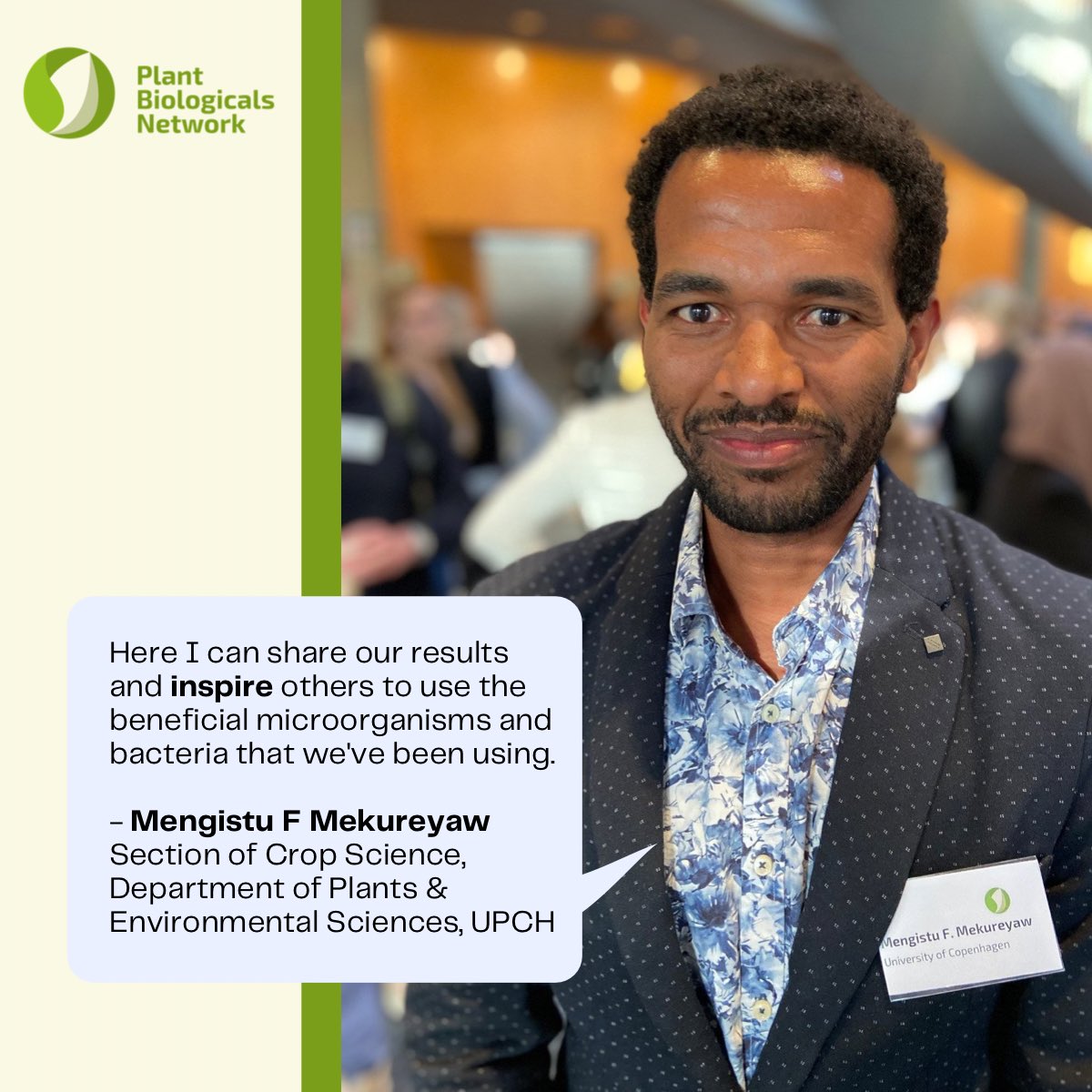 KU_PLEN's tweet photo. We’re at the Plant Biologicals Network annual symposium 2021 where scientists and industry share their ideas for the future of plant biologicals 🌾 We caught up with three of this year’s speakers:
Learn more 👉 https://t.co/IHrfKexAcL https://t.co/2CyiCMMMCM