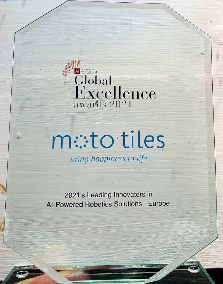 Henrik Hautop Lund (@roboprofessor1) on Twitter photo Proud to win at the AI Global Excellence awards for the leading innovators in AI-powered robotics solutions! #mototiles #playware #eldercare #eldercareawards #ageingasia #AI #seniors #rehab #MedTech #play #AI #BigData #HealthTech #robot #robotics #DanishDesign Proud to win at the AI Global Excellence awards for the leading innovators in AI-powered robotics solutions! #mototiles #playware #eldercare #eldercareawards #ageingasia #AI #seniors #rehab #MedTech #play #AI #BigData #HealthTech #robot #robotics #DanishDesign
