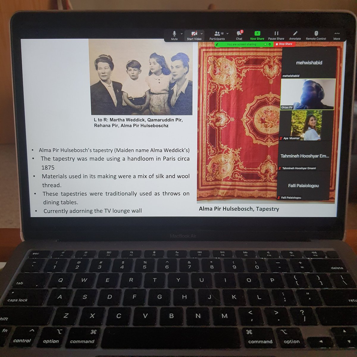 Just presented at <a href="/2021Ahra/">AHRA 2021 Region</a> with <a href="/PirGhias/">Ghias Pir</a> , session in progress. Join in the session on displacement #3. <a href="/LboroArch/">LU-Arc</a> #decolonization #materialculture