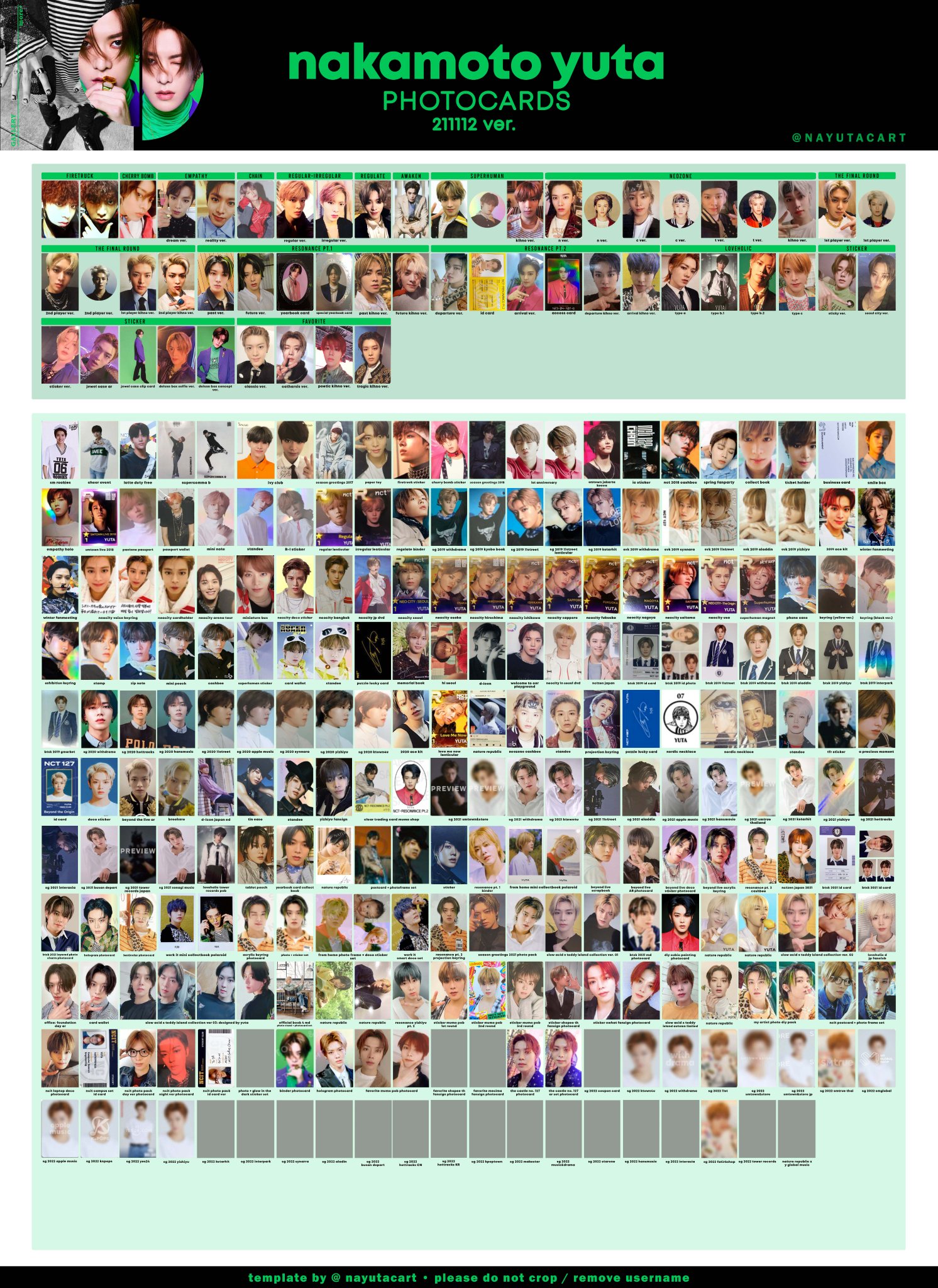 M*3様 nct127 YUTA 悠太 トレカ factcheck 特典 まとめ M*3様 nct127 YUTA 悠太 トレカ factcheck 特典 まとめ
