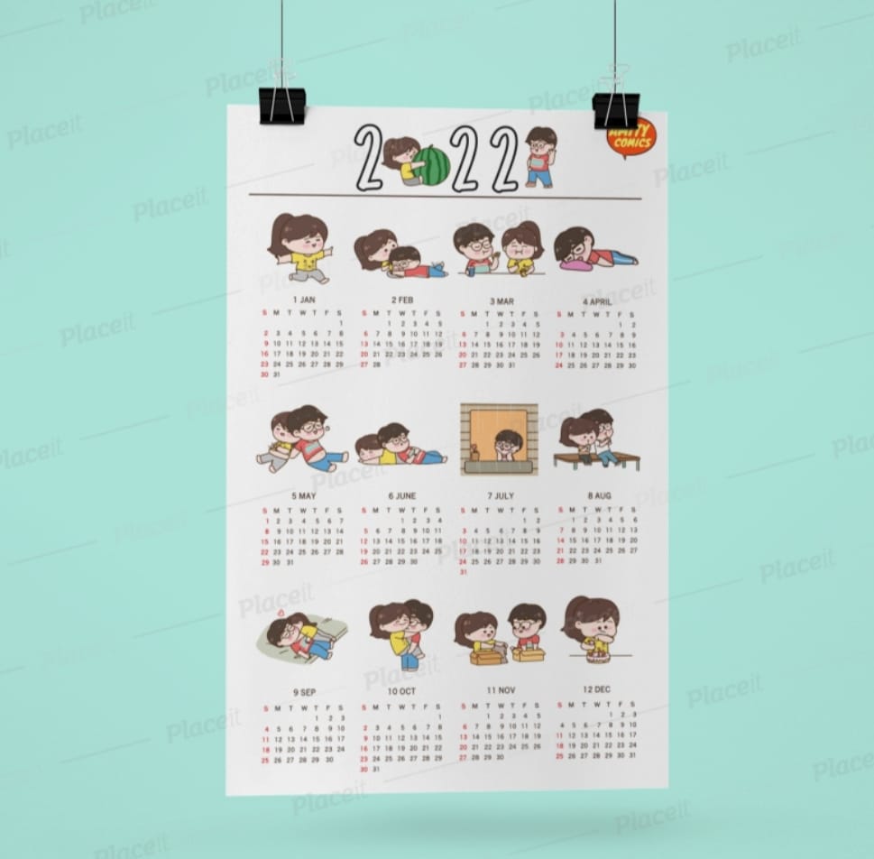 amitycomics's tweet photo. 2022  poster calendar🌟

We designed this calendar with different sizes so that you could make your home cozy. The illustrations can be easily cut out and used as small artworks on their own. You can frame it or gift it to a friend on a new year occasion 🎆 https://t.co/NSZwPSF8Cy