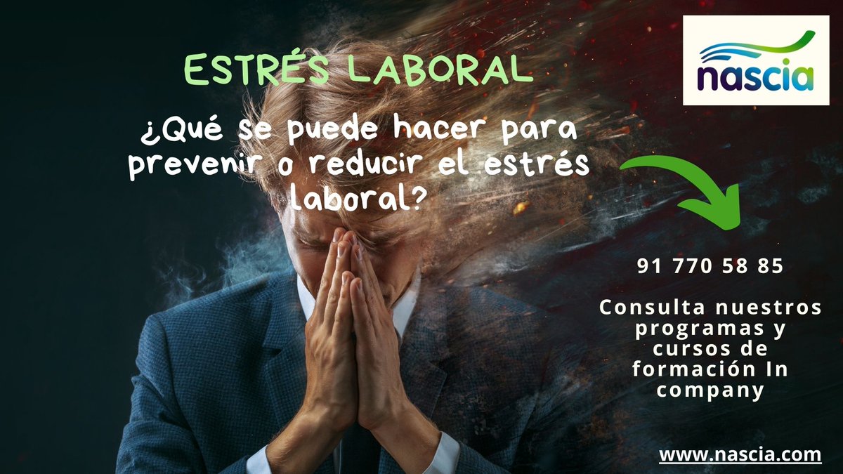 nascia's tweet photo. #formación #estreslaboral #empresasaludable #bienestarlaboral #bienestaremocional https://t.co/QNQRPEIfpo