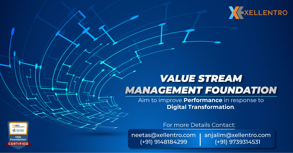 Do you want to gain insights for optimum flow of work to provide better Outcomes to your Customers? Get trained to implement value stream management in your organization that will have a positive impact on your organization’s performance. Enroll now https://t.co/m7xh4RVcnu https://t.co/vYsGzoHpHi