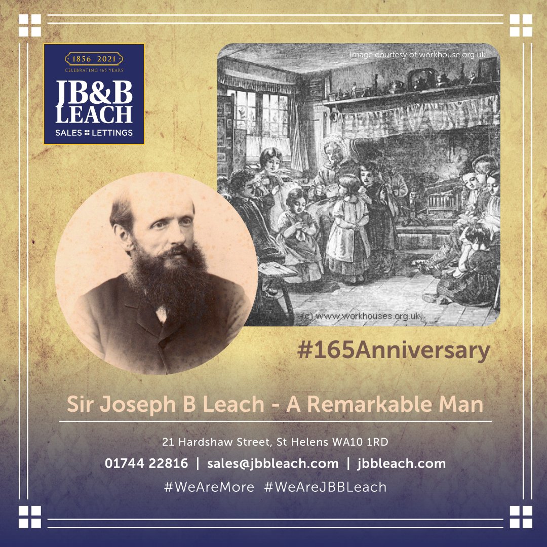 Joseph B Leach - a devout Christian, staunch Liberal Councillor, a philanthropist who arranged annual free meals to underprivilege children #FridayFact 

A truly remarkable man, wouldn't you agree? ow.ly/yC3850GJxmO

#165Anniversary #WeAreMore #WeAreJBBLeach #StHelens