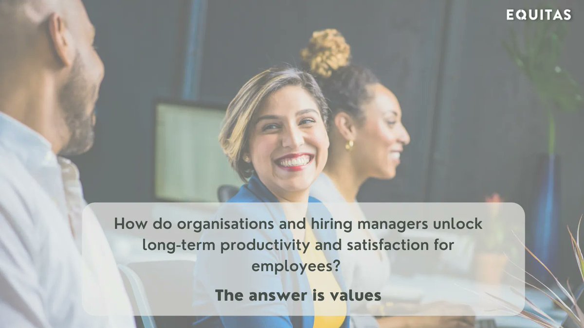 Equitas15's tweet image. Values based hiring is a strategy that can help your company put organisational fit at the front of your hiring process, which in turn will increase performance and create a stable culture. Read our latest now 👉 buff.ly/3DFb5xU 

#culturefit #values #valuesbasedhiring