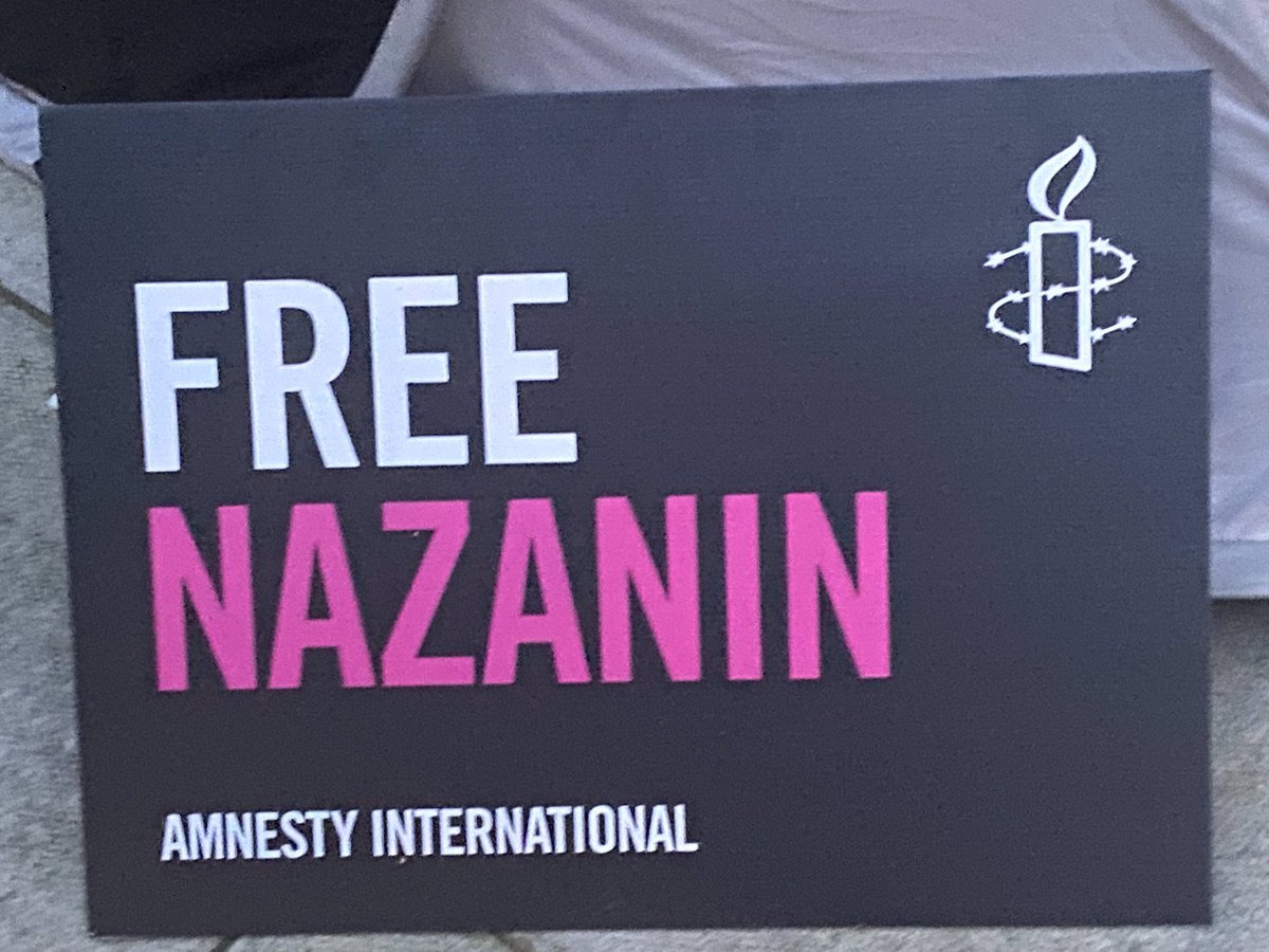 CiLuna27's tweet photo. Today is the 20th day of @FreeNazanin hunger strike. There is drizzle in London. It is good to see the current press coverage and public support for Richard. His demands stay the same as on day 1. Urge @BorisJohnson @trussliz to do more to bring Nazanin home #FreeNazanin https://t.co/iq17OKJQC7