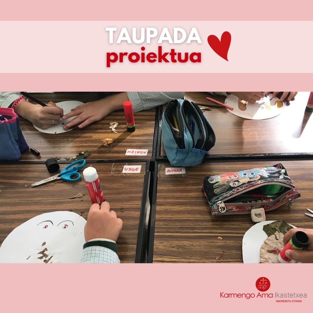 KARMENGOAMA's tweet photo. 🧠🖌❤️ #Sentimenduak identifikatzea eta adieraztea, barne mundua ezagutzea, hausnarketa egitea… Taupada proiektua da. Sormenaren bidez, gure #emozioei itxura ematen diegu. Gure neska-mutilen ongizatea sustatzen duen dinamika da. https://t.co/2AQBi6IfR7