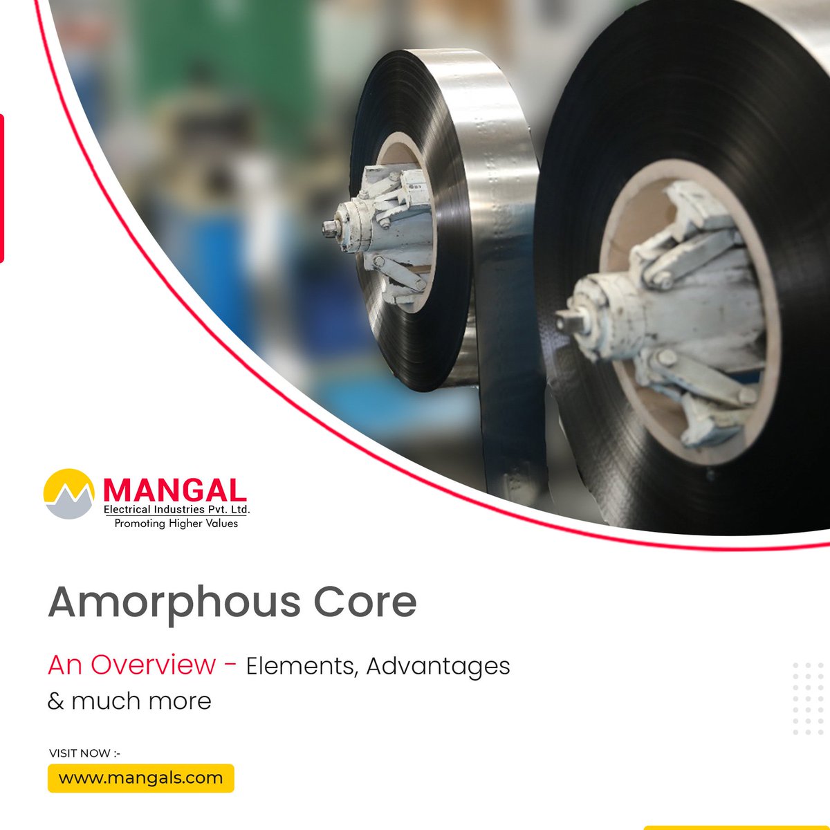 MeiplIndia's tweet photo. #AllYouWantToKnowAboutAmorphousCore

The amorphous Core is soft magnetic material, it is produced through the advanced technology of rapid solidification of molted metal . It consists of stacks of laminations that are made from silicon steel. https://t.co/uPPPa2A1zb
