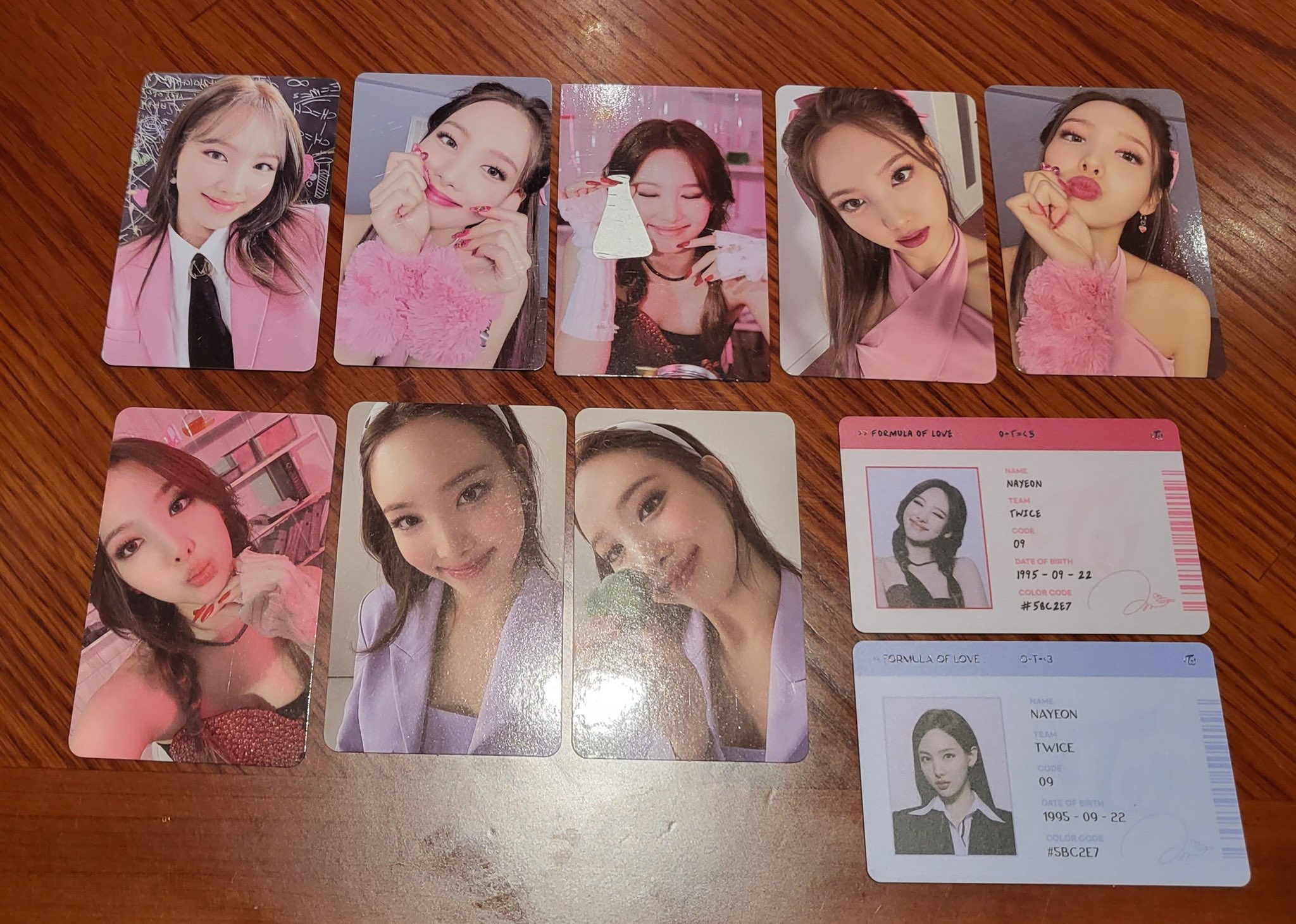 TWICE Formula of Love ナヨン　ラキドロ　コンプリート　① TWICE Formula of Love ナヨンラキドロコンプリート①