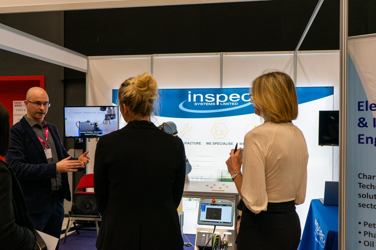 InspecSystems's tweet photo. It was great to talk to such an interesting &amp; diverse group of people at #humbertechweek21.  For anyone who couldn't make it to the expo, don't worry, give us a call to arrange a  demonstration of our collaborative robots 01482 898080 #inspecrobotics https://t.co/rUCSdY0NLI