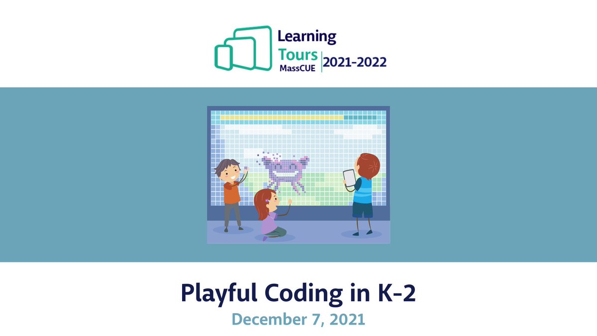 MassCUE's tweet photo. Join our Virtual Learning Tour in December &amp; learn #Developmentally Appropriate Ways to Learn with #Technology! Presenter Dr. Amanda Strawhacker is the Associate Director of @TuftsECT. Register here ⏩ https://t.co/Jikvp5eN4Q #masscue #BYOD #iPaded #EdApps #k12 #whatischool https://t.co/FzpquK60VX