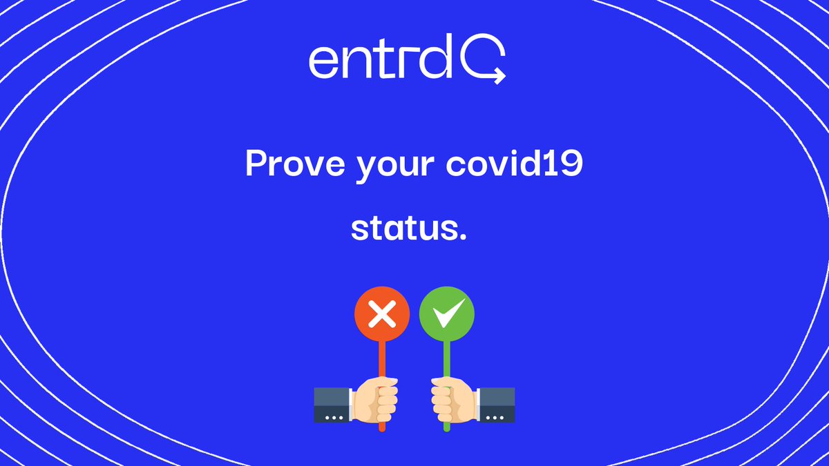 getentrd's tweet photo. Take a test with entrd to create a QR code pass proving your negative covid19 status. #ented #covid19 https://t.co/qIBzZ8LLJt