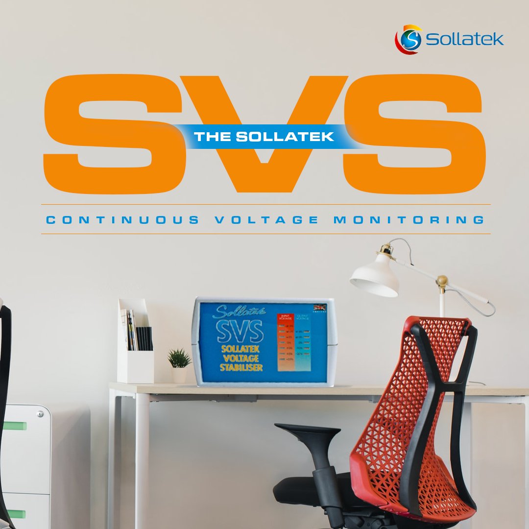 The Sollatek SVS monitors the mains voltage continuously.
If the voltage rises or drops, the SVS will stabilise the output ensuring all your deveices are protected.
#Sollatek #VoltageStabiliser #Stabilizer #PowerToProtect