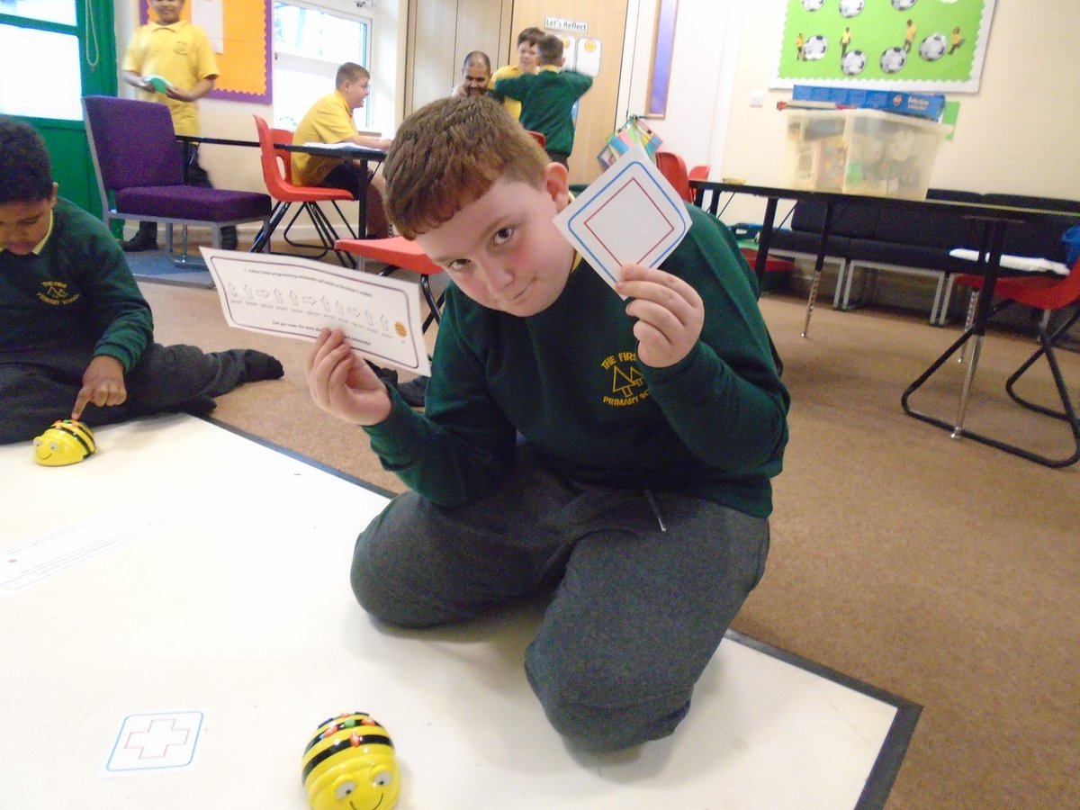 firsprimarysale's tweet photo. #MissButtersclass have been learning how to follow and give directions this week! We moved our bodies by following instructions on the playground, and gave the bee-bots directions to follow a map in class. https://t.co/MoKN3jF4Zz