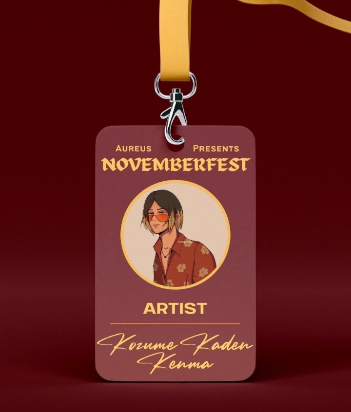 naggitaraa's tweet image. ⠀⠀⠀⠀⠀⠀⠀⠀⠀
⠀        Magandang gabi #HQRP! Ako si Kozume "Kaden" Kenma at kayo ay aming inaanyayahan na dumalo mamaya sa Novemberfest ng Aureus. Magkita-kita tayo doon!⠀⠀⠀⠀⠀⠀⠀⠀⠀
⠀