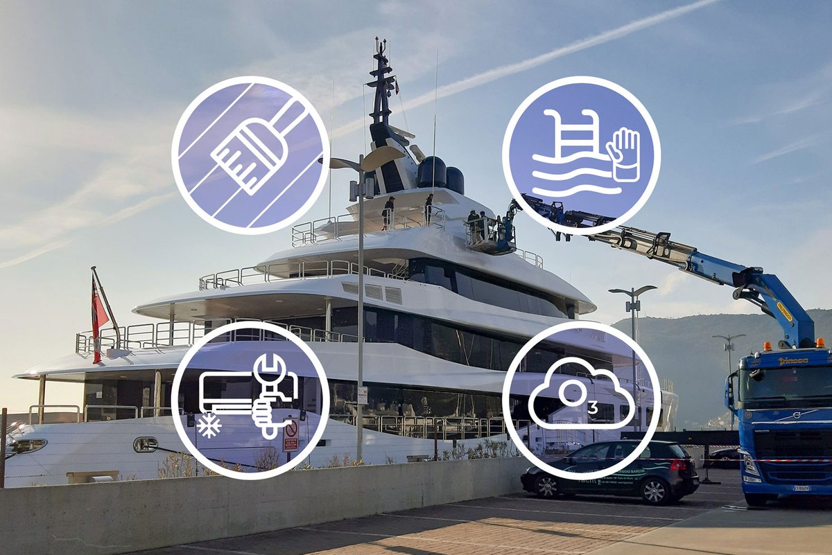 Low season? It’s soft refit time! The great news of 2021 concerns the possibility to carry out, exclusively on the Megayacht quay, soft refit activities, also through the use of special vehicles.
portomirabello.it/en/low-season-…