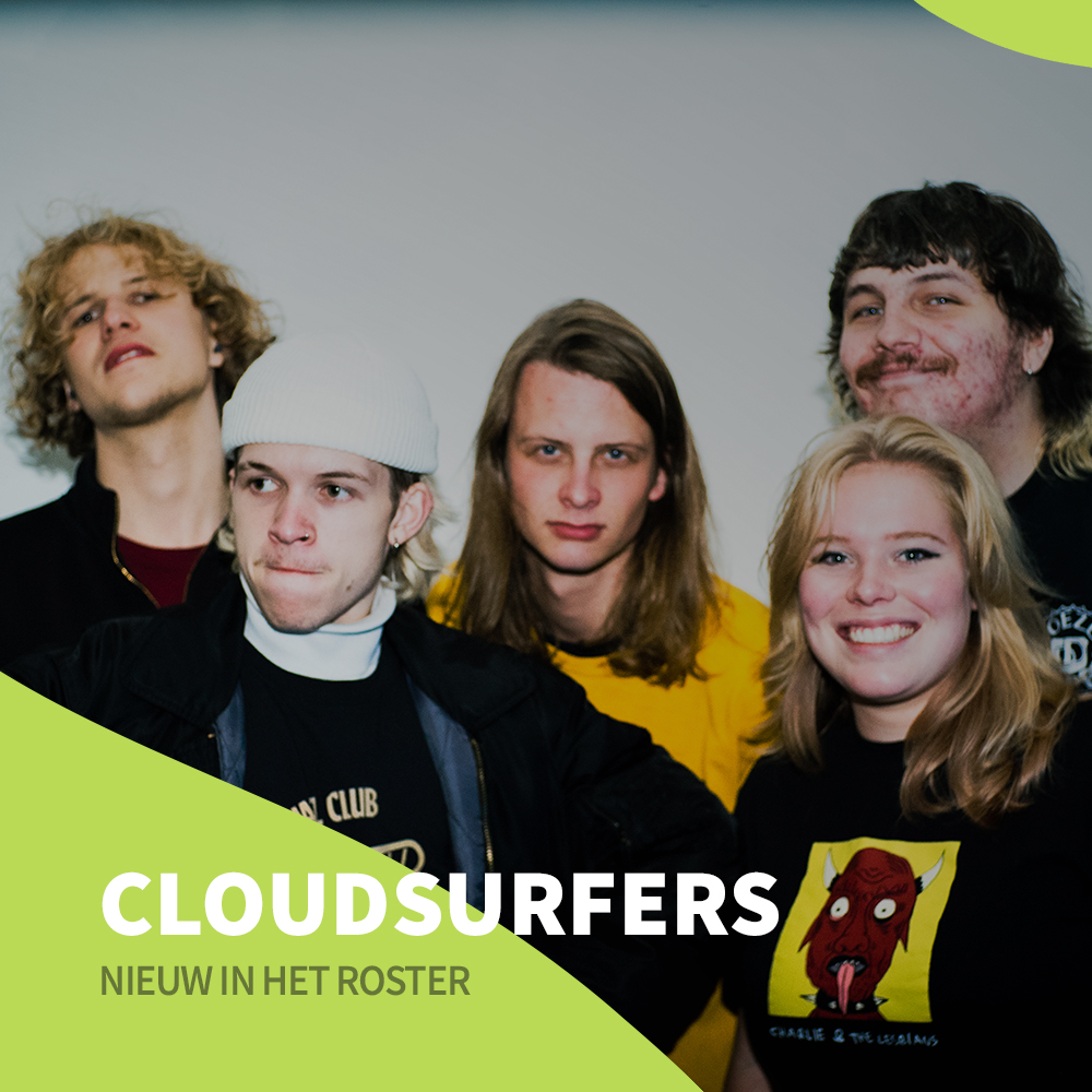 🆕 Nieuw bij Goomah Music - CLOUDSURFERS 💥 
Onberekenbaar, zweterig, vlammend: een van de spannendste nieuwe namen uit de Nederlandse garagepunk is Cloudsurfers! 

Check ons hele roster via goomahmusic.nl.
