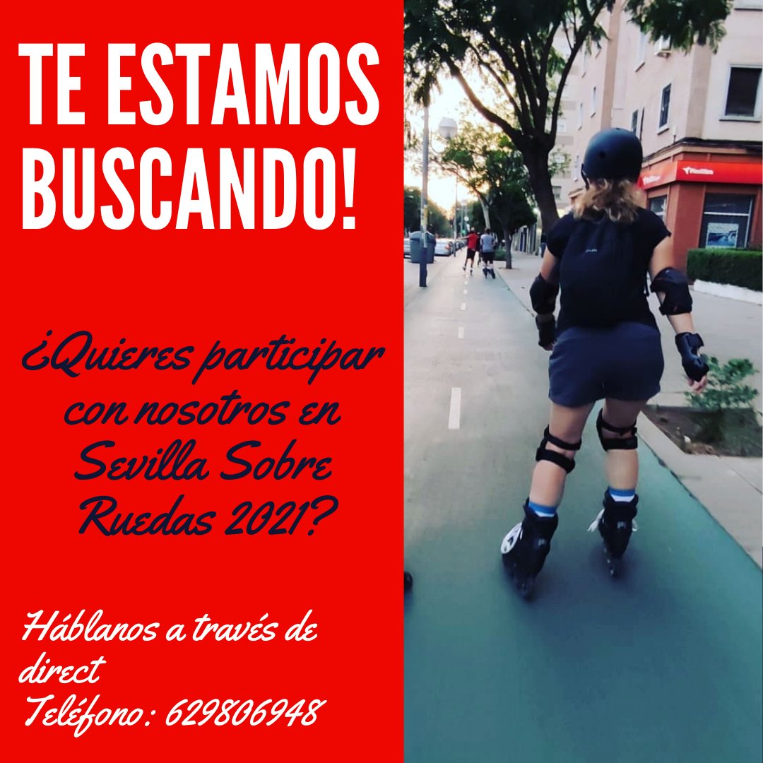MercurySevilla's tweet photo. EH PARA! TE ESTAMOS BUSCANDO!! 

Si quieres pasar un día genial, reírte y formar parte de nuestro equipo, eres el indicado!! 

Manda un WhatsApp a 629806948 

¡No te lo pienses y pasa un día inolvidable con la familia Mercury!

#patinesenlinea #SevillaSobreRuedas21 #sevilla https://t.co/u4FI7Rijk0