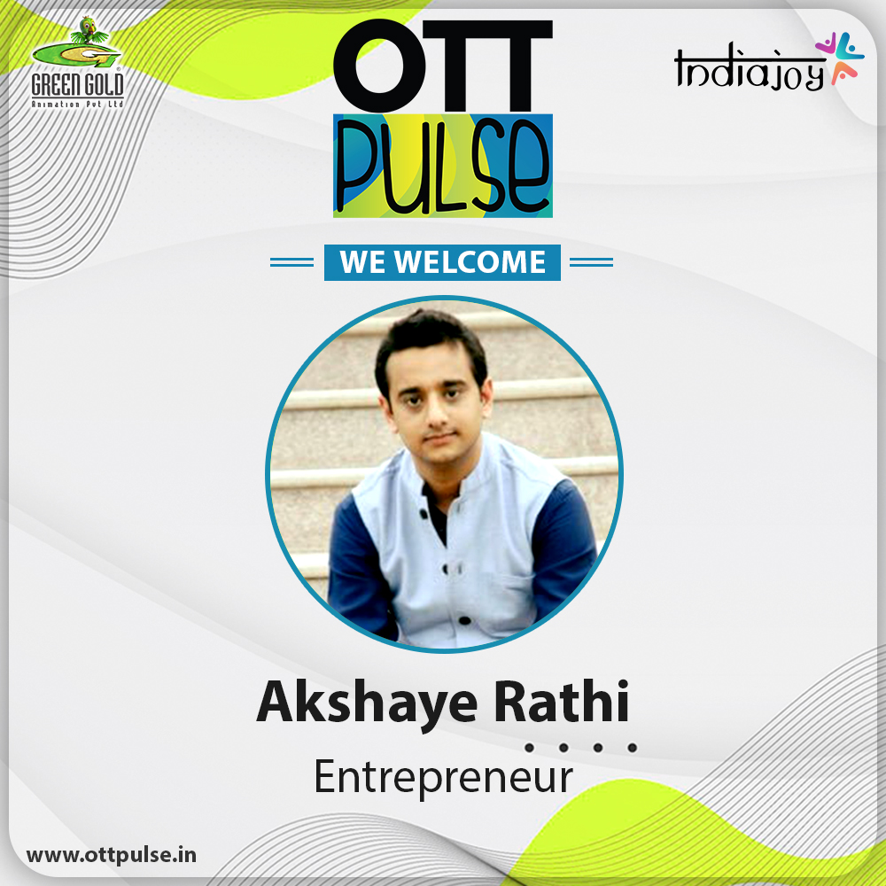 OttPulse's tweet photo. It’s an honor for us to welcome @akshayerathi at OTT PULSE! He is a film exhibitor, distributor, columnist, teacher, and start-up incubator who believes in the power of cinema to bring people together!
#AkshayeRathi #OTTPulse #ottpulse2021 #indiajoy2021 #IndiaJoy #OTTMedia https://t.co/TD1WqsdBxi