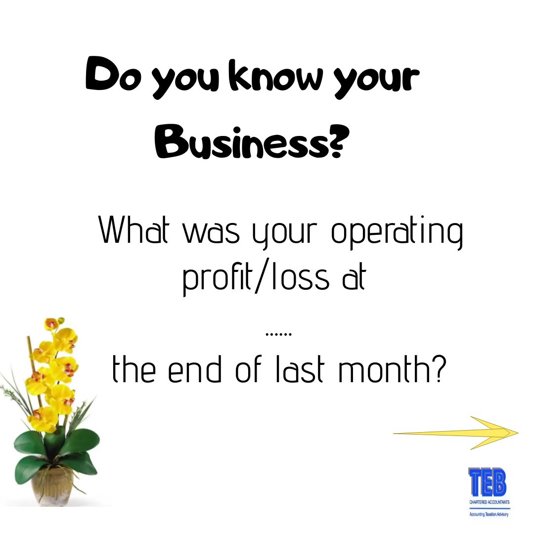 Teb_Accountants's tweet photo. Knowing your operating profit….
what it was
where it’s been
where it is
where your wanted it to be….
…tells you a lot about your business performance.

If you know, you will do better… then do better!!!!!!

#Accounting #bookkeeping #SmallBusinesses #busienss https://t.co/jZNHKGizSp