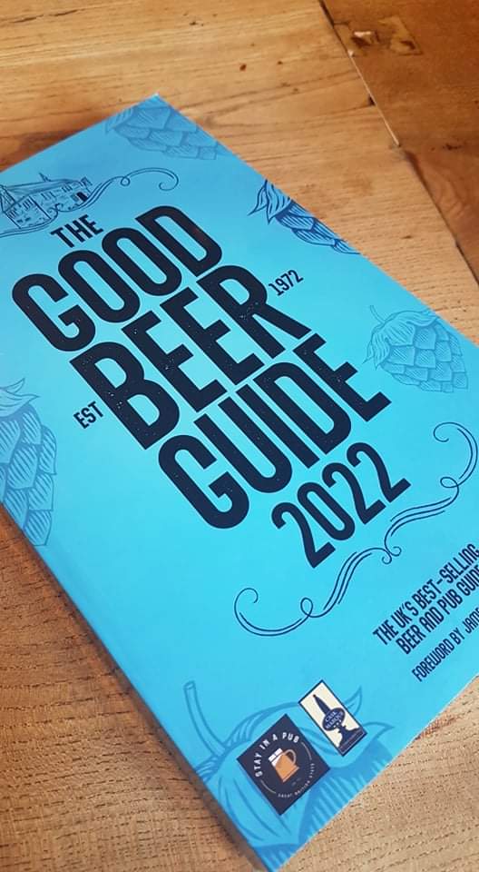 Amazing, we are in The Good Beer Guide again. #GBG2022 #CAMRA