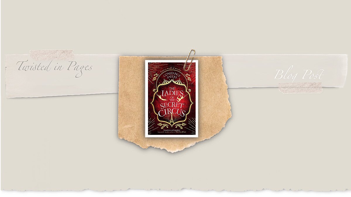 TwistedinPages's tweet photo. ✨New blog review ✨ #TheLadiesoftheSecretCircus by @constancesayers I absolutely loved it! Published 11 November 💫
Thank you @_FrancescaBanks @LittleBrownUK @PiatkusBooks for this wonderful proof.
https://t.co/fikRbg8eHH
#bookreview #giftedproof #bookblogger https://t.co/1qzSlWON4o