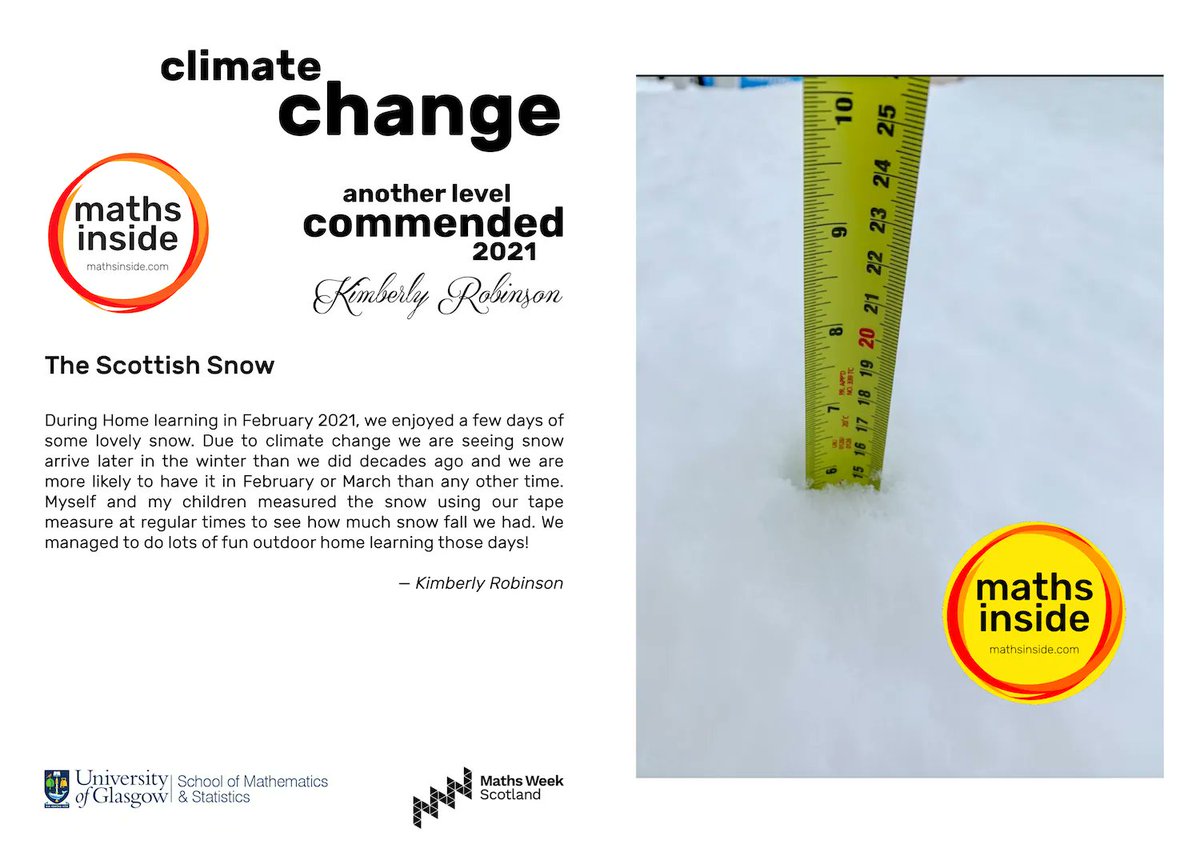 mathsinside's tweet photo. *The Scottish Snow* — Kimberly Robinson @kimbyrob — Another Level Commended Entry 📸🎉 @mathsinside #mathsinside #mathsinsideClimate #COP26 #maths #PhotoContest #MathsWeekScot @UofGlasgow @UofGMaths_Stats @mathsweekscot @tentivetodetail https://t.co/fad9jD2dId
