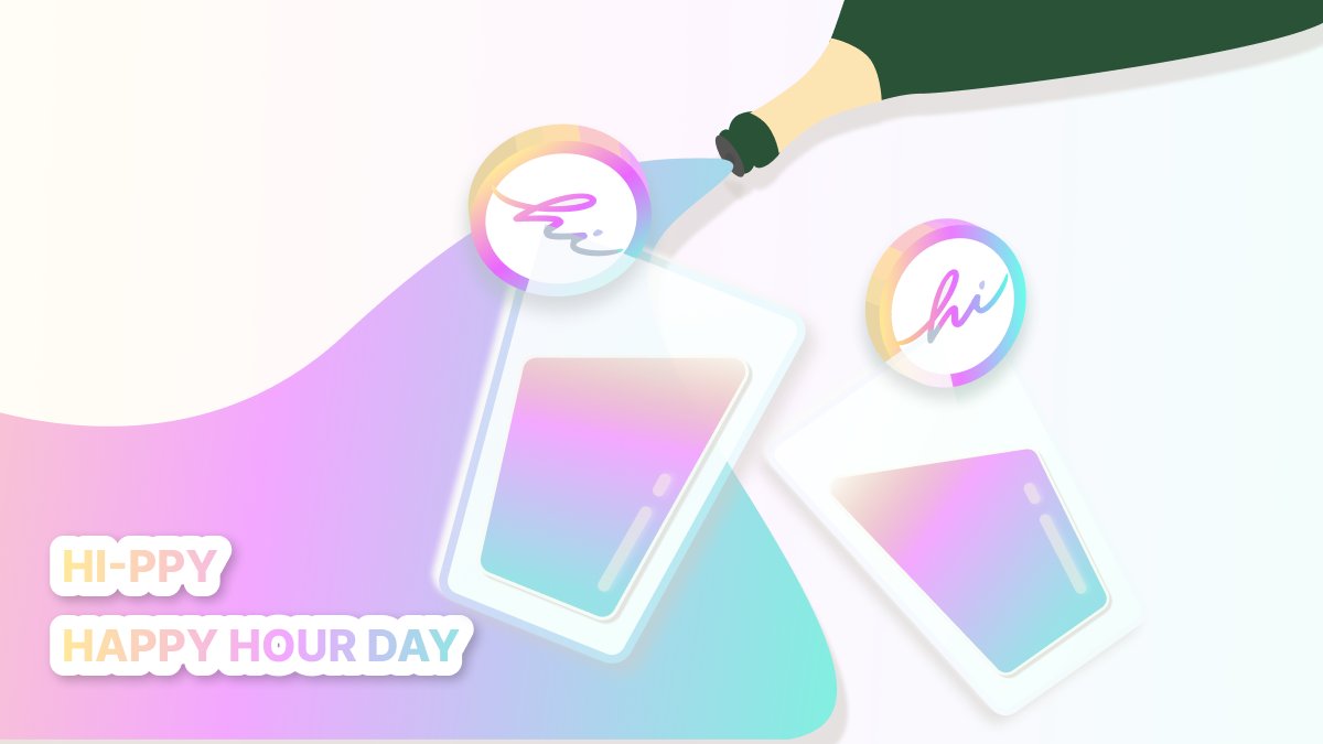 Cheers to Happy Hour Day🥂! Let's make hi-ppy hour last all day with #GethiFriday 🍾

Tell us your favourite cocktail 🍸 in the comment.

This week you can win 10, 60 or 120HI 🥳

Like, RT and comment with your hi nickname to enter.