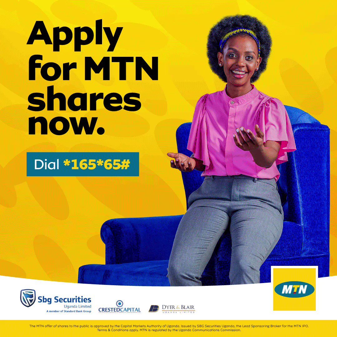 AchenRacheal's tweet photo. Several questions have been raised about MTN IPO.  Today at 4 pm, Mama Tendo will be hosting an expert  on Facebook live as they will answer all your questions in regards to buying shares for children in the ongoing IPO. Do not miss.

#MTNIPO https://t.co/04D60X75ZC