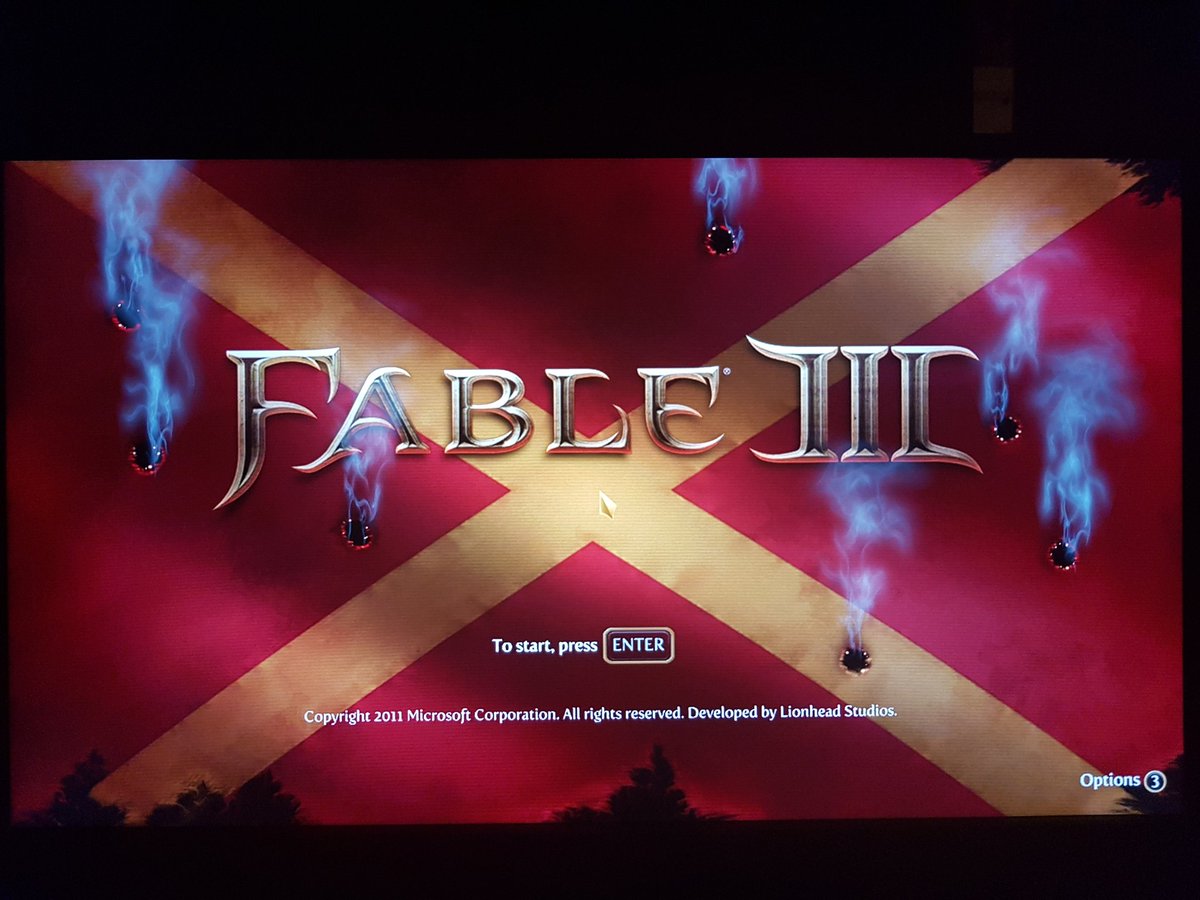Finally able to play #Fable3 on PC thanks to a guy on the Steam forums that sent me the files to get around the GFWL date check. I dont know why Microsoft couldnt have sorted this with a patch 🤨. #gaming #gamer #pcgaming #pcgamer #fable #fckdrm
