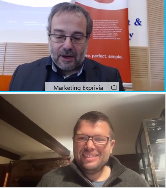 Exprivia_CY's tweet photo. Extending IT Security to IoT in Healthcare Environments. 
A great discussion with @chadwik66 and @MarulloLabs @cynerio @Exprivia_Italy!

#apuliacybersecurityforum #CyberSecMonth #cybersecurity #Bari #Apulia #Puglia #ThinkB4UClick
https://t.co/Fs5y0bsCXm https://t.co/uGeRPlwTcb