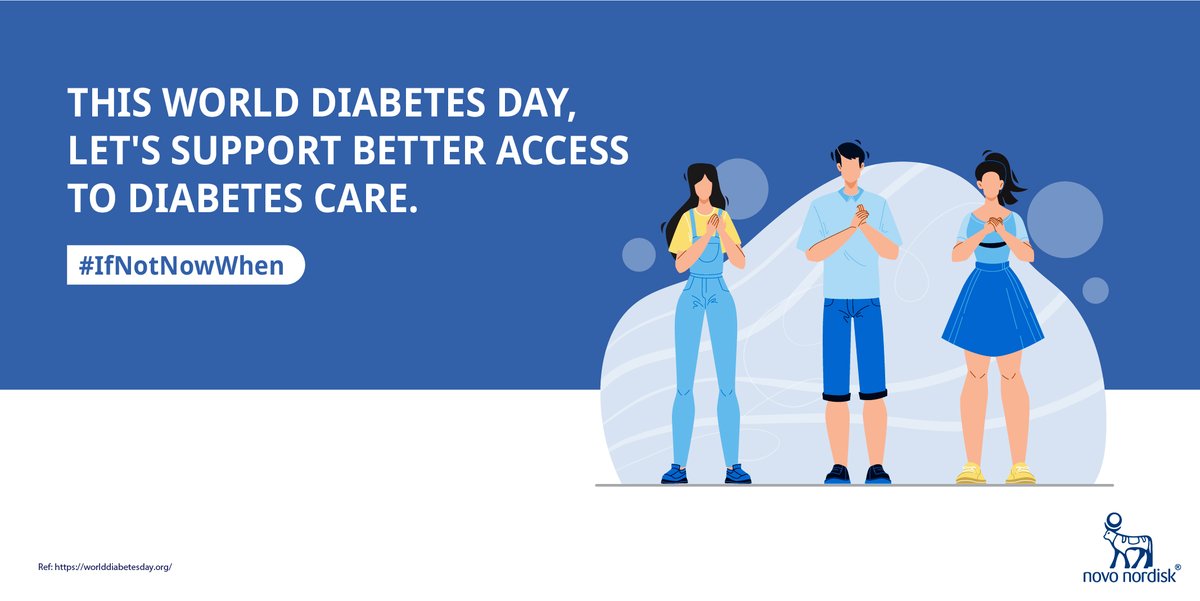 It has been 100 years since the discovery of insulin but it still remains beyond the reach of millions of people. This #WorldDiabetesDay, let's pledge to support better Access to Diabetes Care.

Click: takemypledge.com

#ChangingDiabetes #DiabetesMonth #IfNotNowWhen