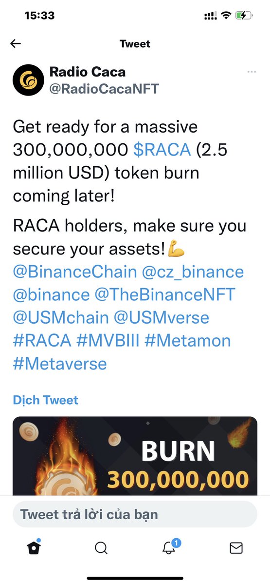 thuy19913's tweet photo. @RadioCacaNFT @cz_binance something is unstable https://t.co/QPxN4qdK7c