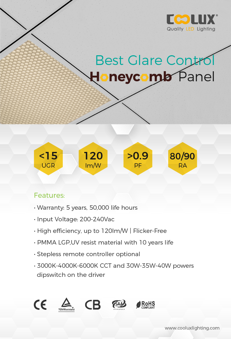 Best glare control educational panel light
The honeycomb design makes the lighting more layered and diversified.
#lowglare #school #lighting #highefficiency #construction #design #cooluxlighting #led #panellight #lightdesign #Residential