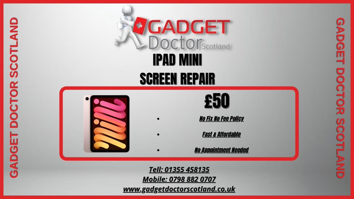GadgetDr2014's tweet photo. Gadget Dr Scotland’s staff can fix a wide variety of gadgets with range of problems, so when your tech starts acting strange then give us a call on 01355458135 ☎️or pop into our store 🏬. We offer a free collection and drop of service in East Kilbride. 😁
https://t.co/jRMpplQI9D https://t.co/jubaEQF6c6