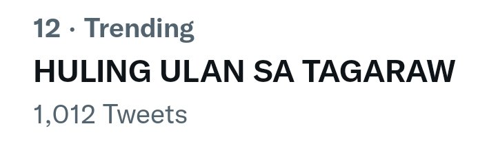 ai_delasalas_'s tweet photo. Hours after the inclusion of #RitKen debut's movie on this year's #MMFF2021, 

HULING ULAN SA TAGARAW trended at #12 tonight! See you in cinemas, Kapuso! 

@akosiKenChan #RitaDaniela #LouieIgnacio https://t.co/yZmtpuetKt