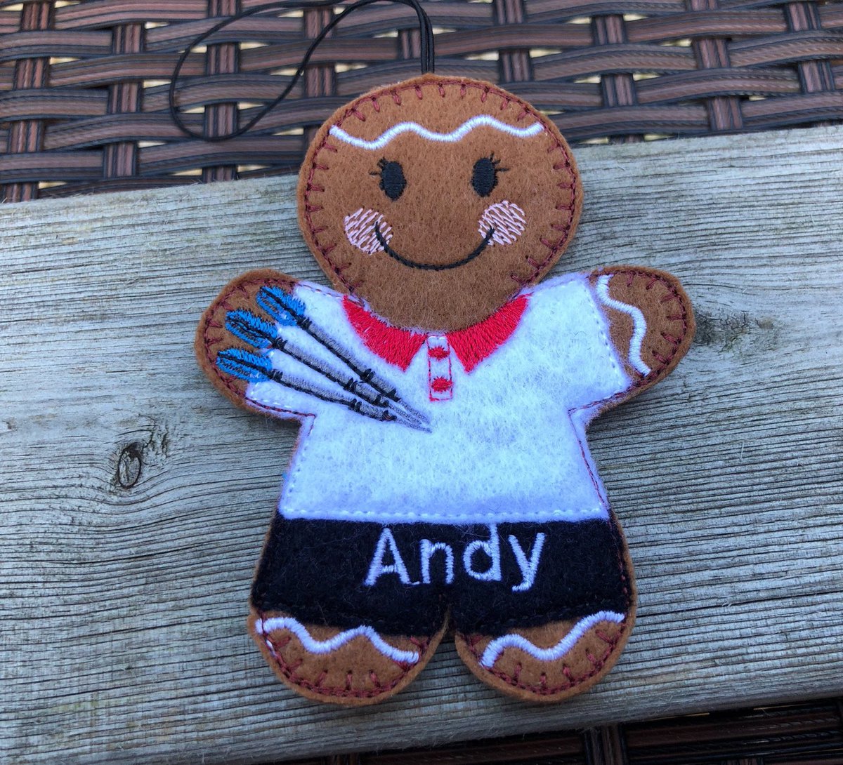 Twright34342404's tweet photo. Excited to share this item from my #etsy shop: Dart player gift, dart player gingerbread man, dart competition gift, hanging gingerbread man, gingerbread darts player, personalised ginger #christmasgift #personaliseddarts #birthdaygift #dartsplayergift #dartcompetition https://e https://t.co/fWZq7y5iuy
