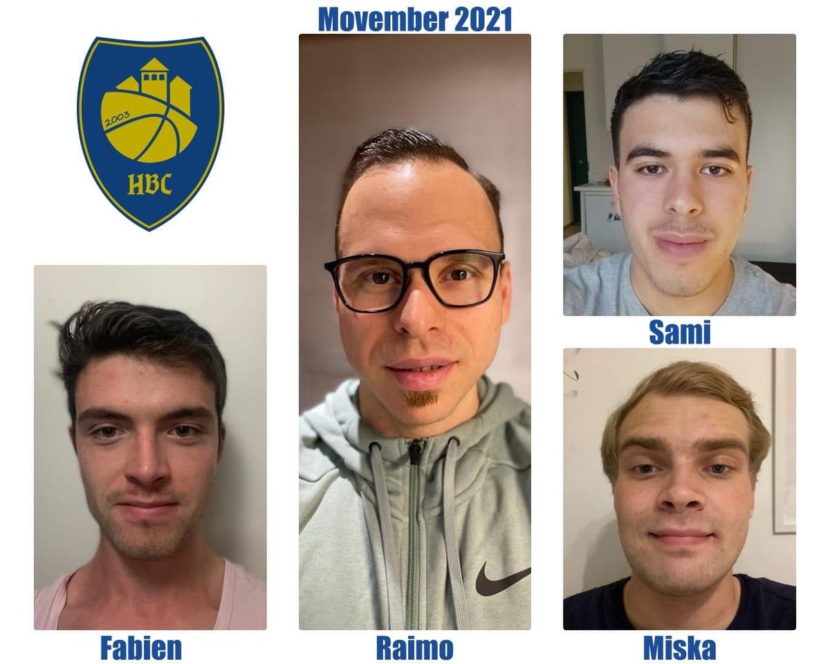 HunksBasketball's tweet photo. Marraskuu laukkaa jo hyvää vauhtia ja sehän tarkoittaa, että Hunks Movember on käynnissä! 

Käy tutustumassa meidän jo perinteiseen hyväntekeväisyystempaukseen Ig ja Fb tileillämme. 

Kaikki kerätyt varat menevät @TyksVsshp lasten psykiatrian osastolle! ❤️👨🏻 #hunksmovember https://t.co/cOkeGkCDLZ
