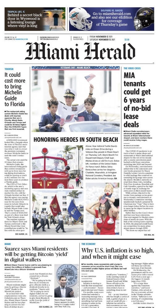 Miami Herald Good Morning South Florida Here Is Friday S Front Page Keep Up With The News At T Co Sudth1tjn2 And Subscribe To Support Local Coverage T Co 8siies7ljn T Co Wqi0ri5umq Twitter