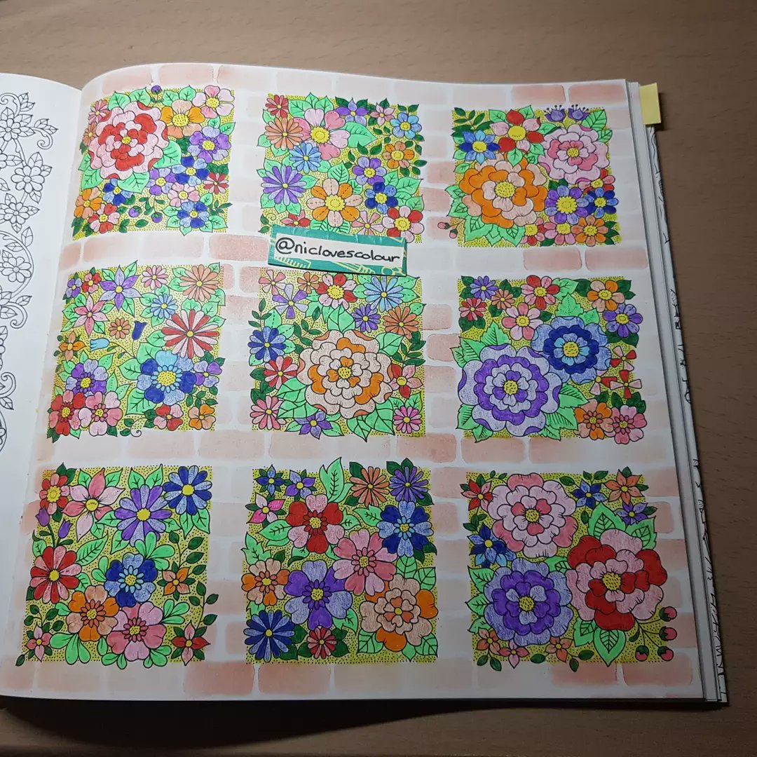 ColourNic's tweet photo. Book - Worlds of Wonder
Artist - Johanna Basford 
Media - Stabilo markers,Stabilo fineliners and Prismacolor pencils 
Faber castell pastels and stencil (backgrounds)
.
.
.
I'm very pleased how they've turned out 
😊📚🖌🖍
Absolutely love the backgrounds 😊💖
.
.
. https://t.co/hI5zoCQ5Fr