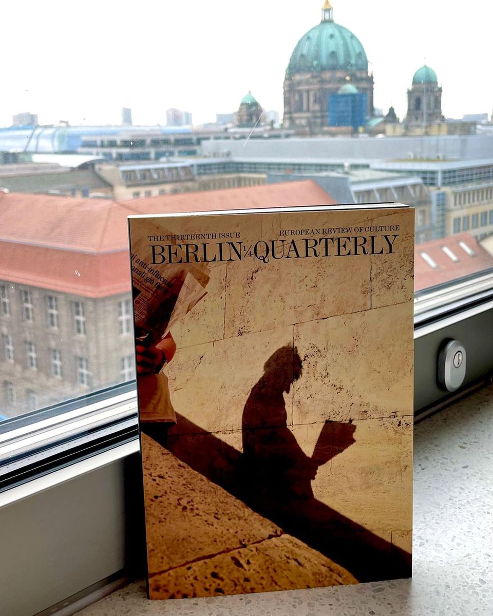 Good news -- the print issues of BQ13 have just arrived! You can now purchase them via our website and in selected bookstores worldwide.

berlinquarterly.com/current-issue.…