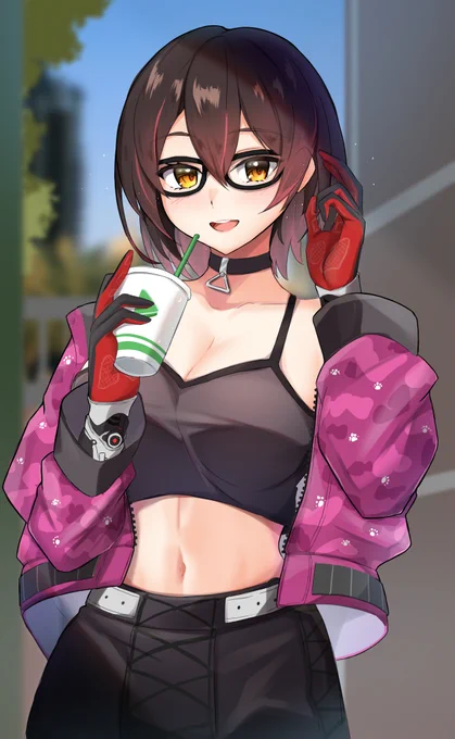 高性能美少女ロボ子さん!
#ロボ子Art 