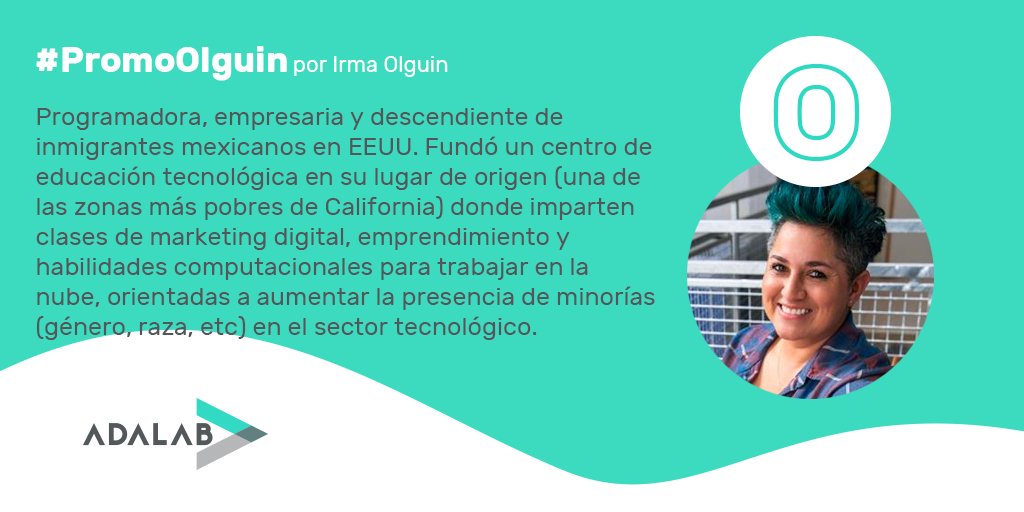 Adalab_Digital's tweet photo. 🟢 Nombre: #PromoOlguin por Irma Olguin.
⚪ Info: https://t.co/kpwcg2GXae
🐦💬 = @irms https://t.co/N8lNT0tTyP