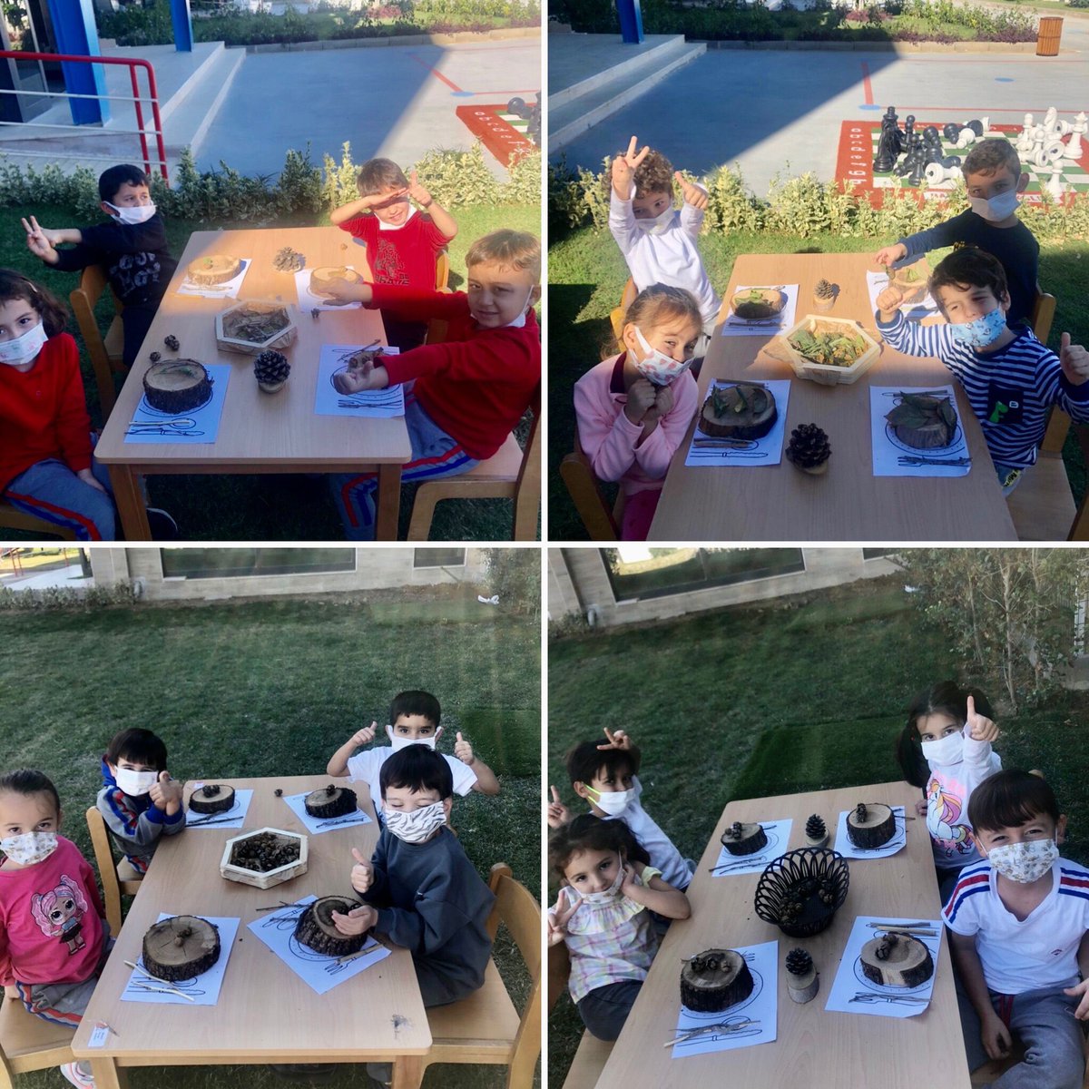 serik_bk's tweet photo. Bahçeşehir Koleji Serik Aspendos Kampüsü Mathazone ve Masterkids bütünleştirilmiş etkinliğimizde Bay 3'ün Yemek davetindeydik.Ögrencilerimiz  masa düzeni nasıl kurulur öğrenirken doğal malzemelerle etkinlik yapmanın mutluluğunu yaşadılar.
#Mathazone
#Masterkids
@ZehraYurdaer https://t.co/AaI7ZHBgeW
