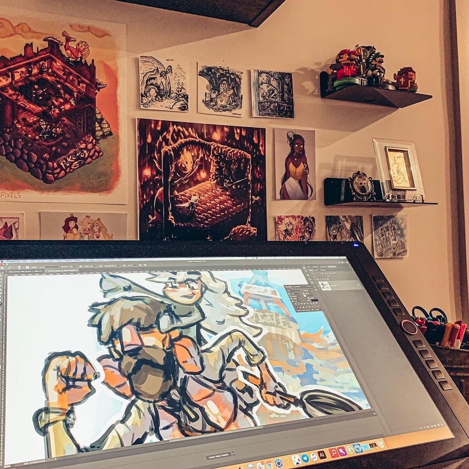 xppen_ph's tweet photo. This Week #XPPensetup featured is from @hugop.arts.
What is your art setup like?🤠
#xppenph #XPPensetup #digitaldisplay #artistsetup #workstation https://t.co/20DUXpnjEs