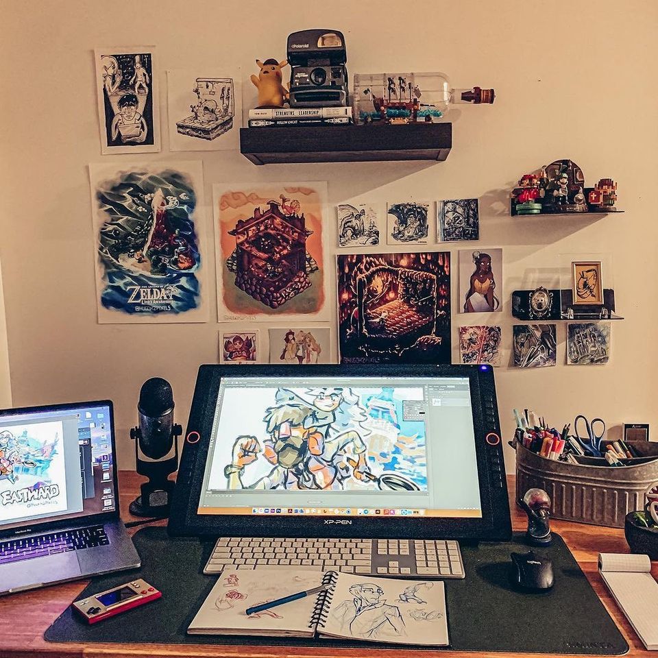 xppen_ph's tweet photo. This Week #XPPensetup featured is from @hugop.arts.
What is your art setup like?🤠
#xppenph #XPPensetup #digitaldisplay #artistsetup #workstation https://t.co/20DUXpnjEs
